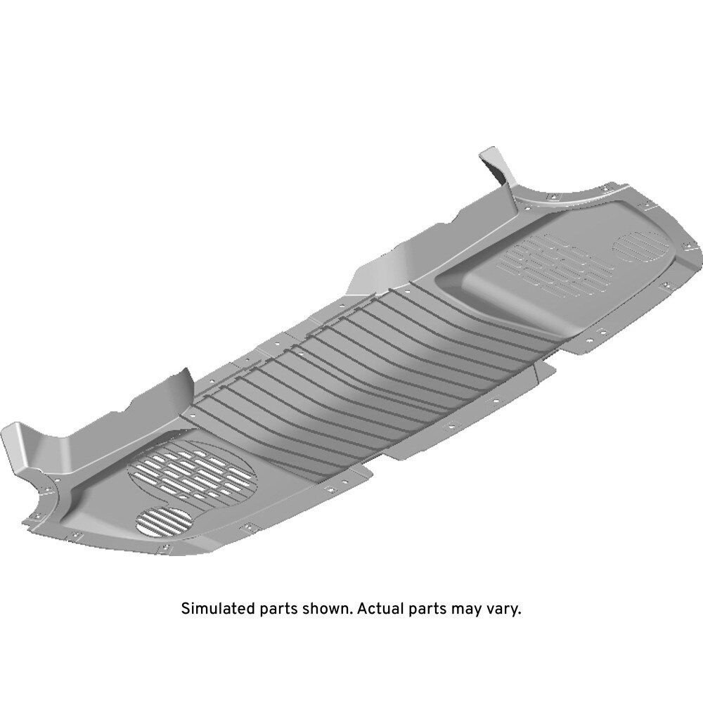 GM Genuine Parts Underbody Rear Air Rear Deflector