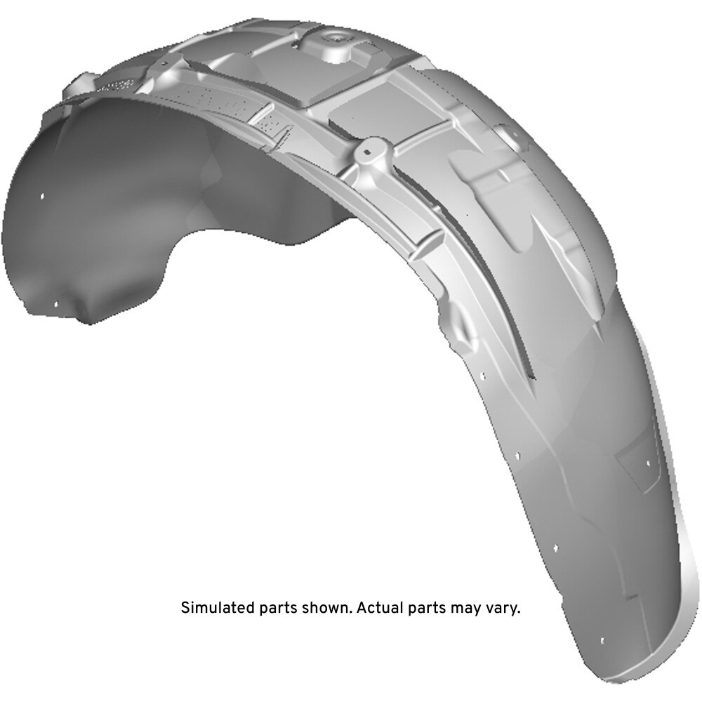 GM Genuine Parts Rear Driver Side Wheelhouse Liner