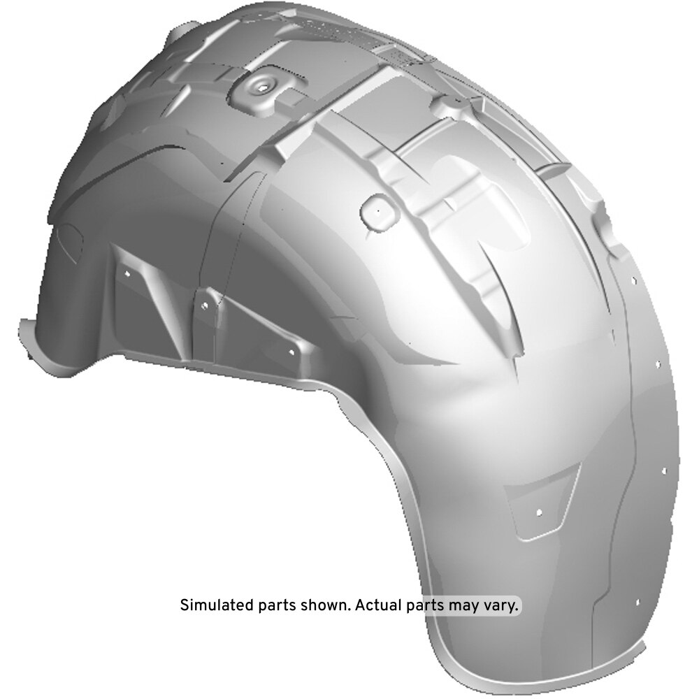 GM Genuine Parts Rear Passenger Side Wheelhouse Liner
