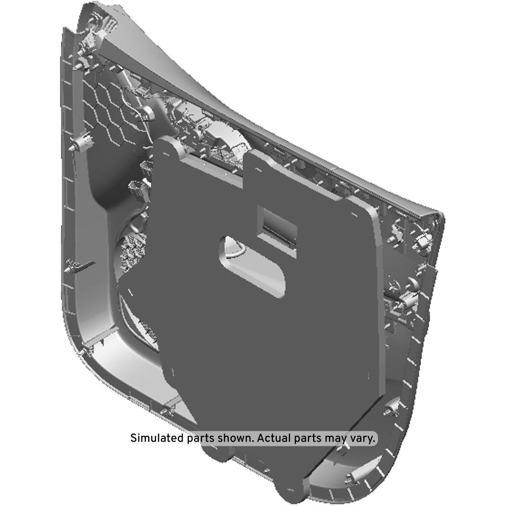 GM Genuine Parts Ash Gray Front Driver Side Door Trim