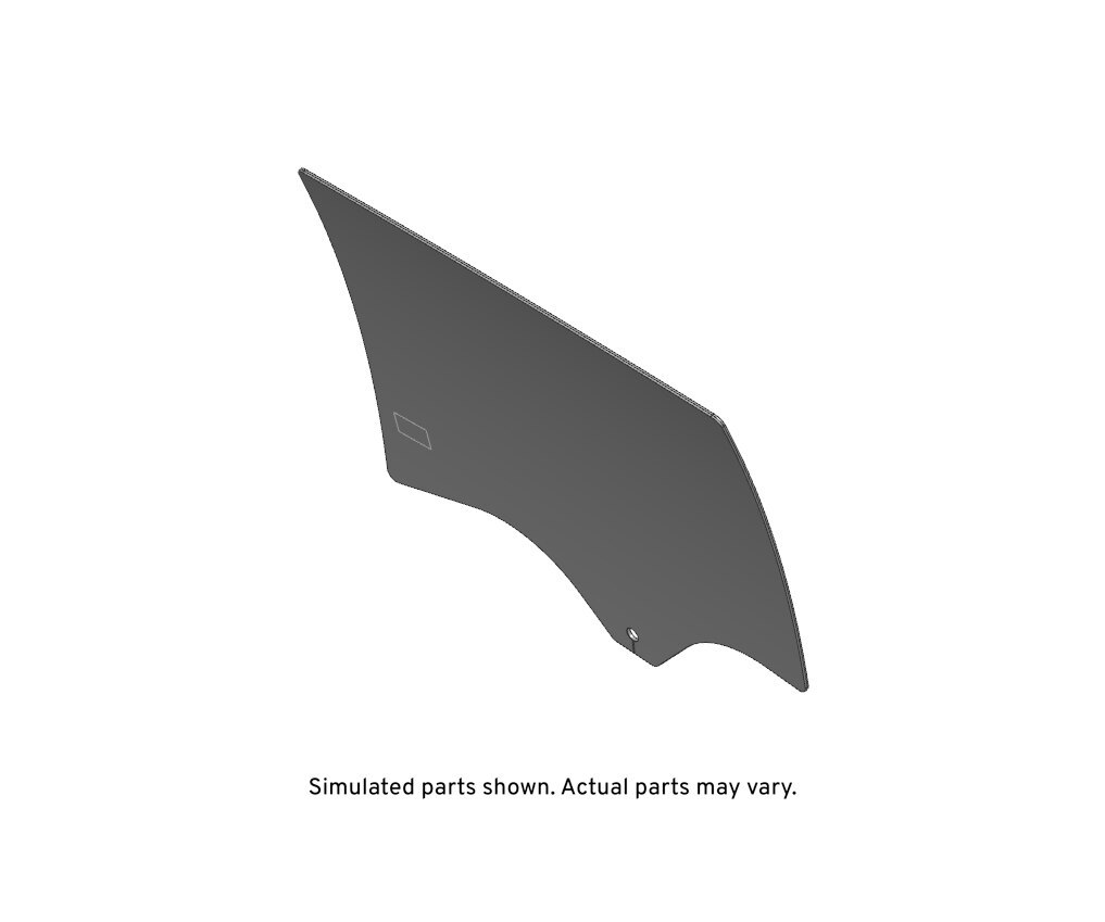 GM Genuine Parts Rear Passenger Side Door Window