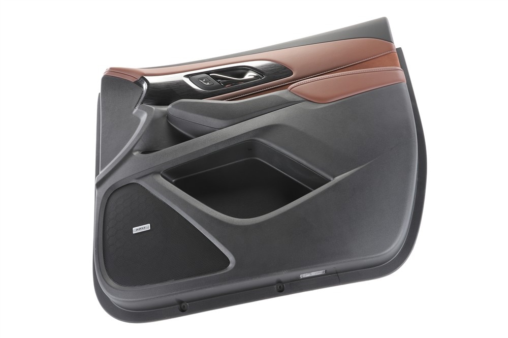 GM Genuine Parts Brown Front Passenger Side Door Interior Trim Panel