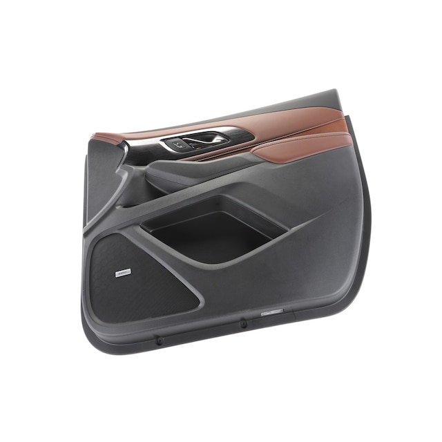 GM Genuine Parts Brown Front Passenger Side Door Interior Trim Panel