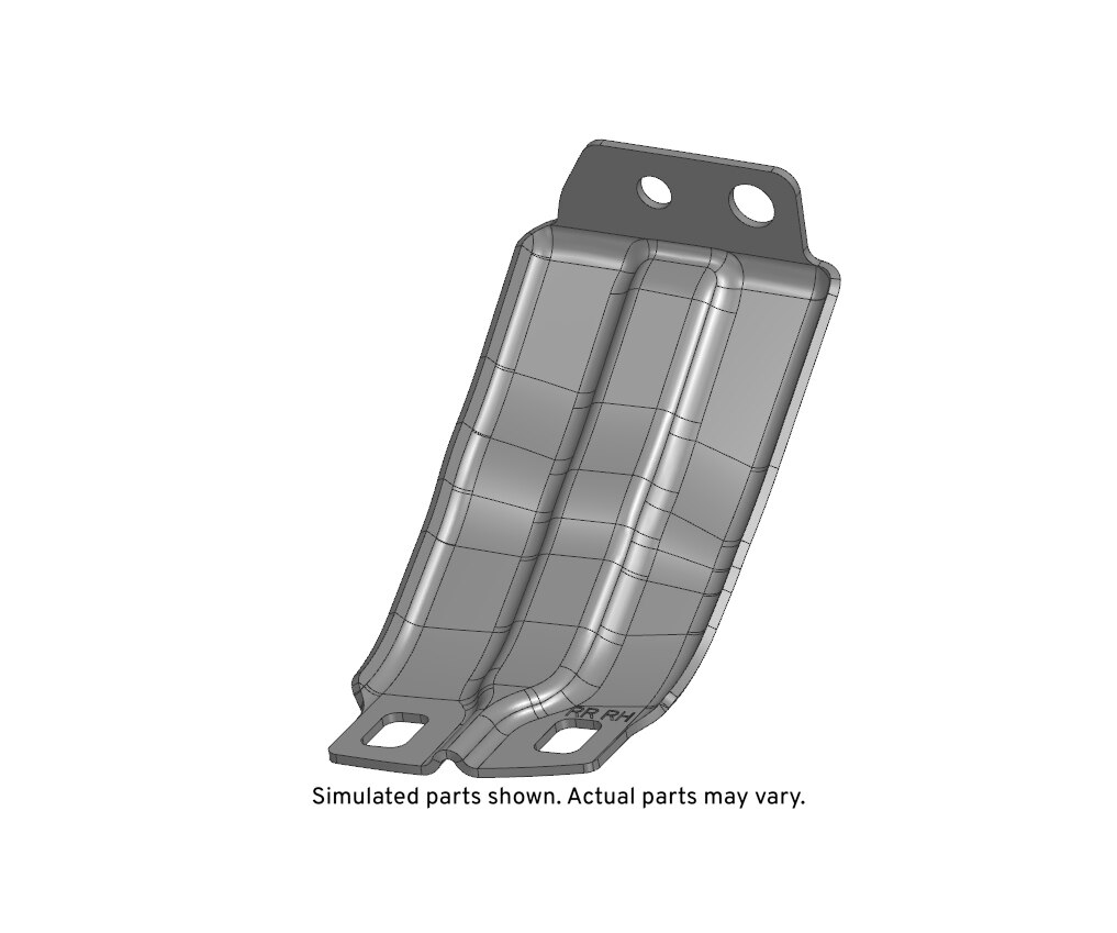 GM Genuine Parts Passenger Side Body Side Front Fender Upper Rear Bracket
