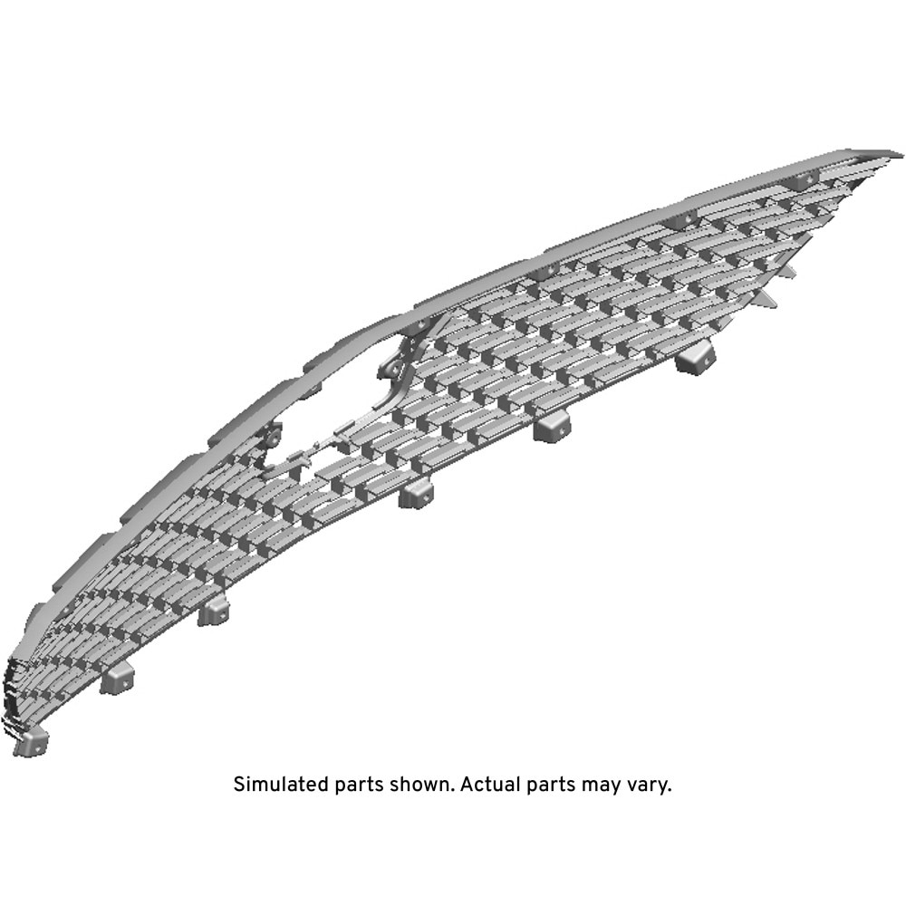 GM Genuine Parts White Out Bright Front Grille Insert