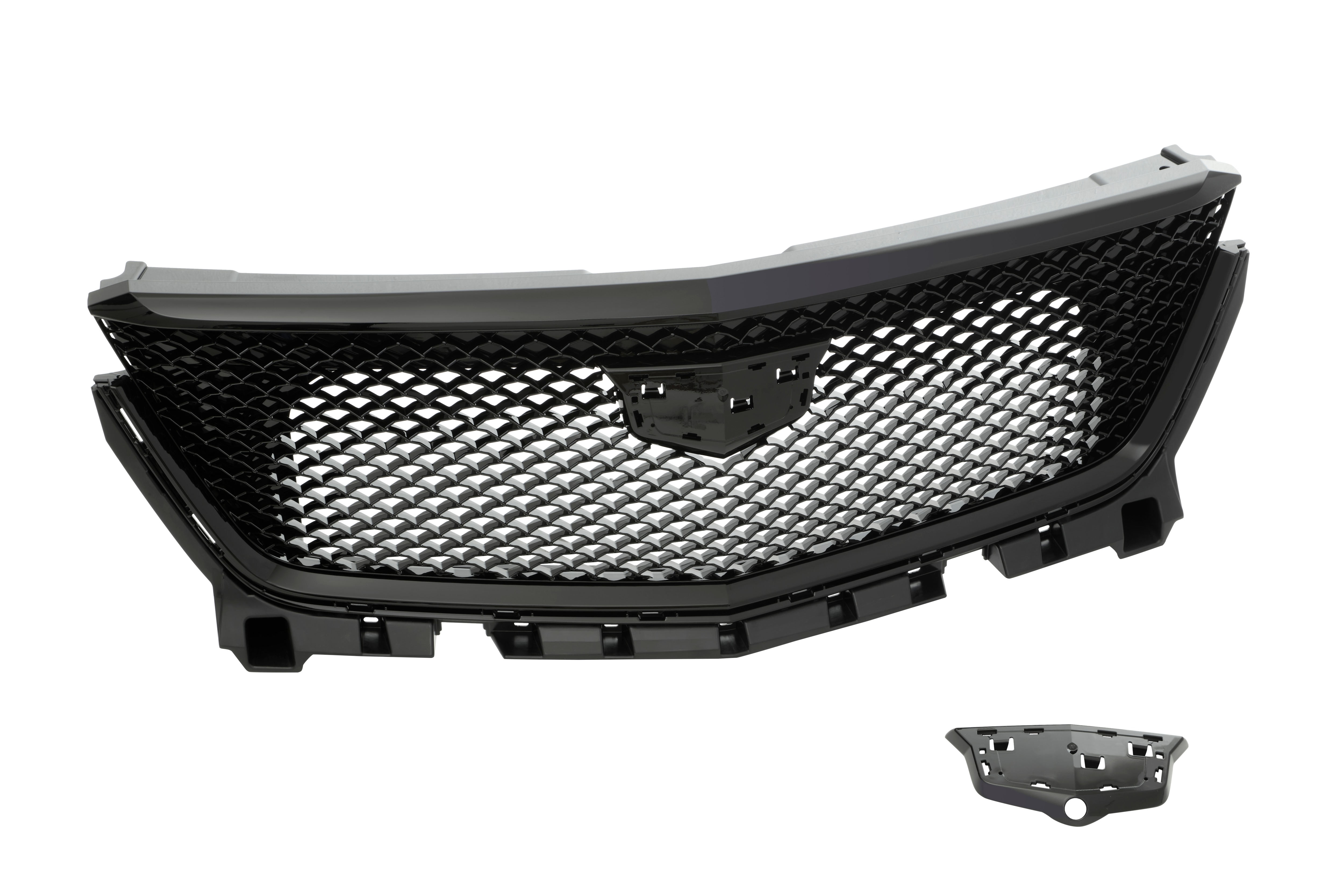 Cadillac グリル ブラック グリル ブラックフロントメッシュグリルグリルバンパーフィット