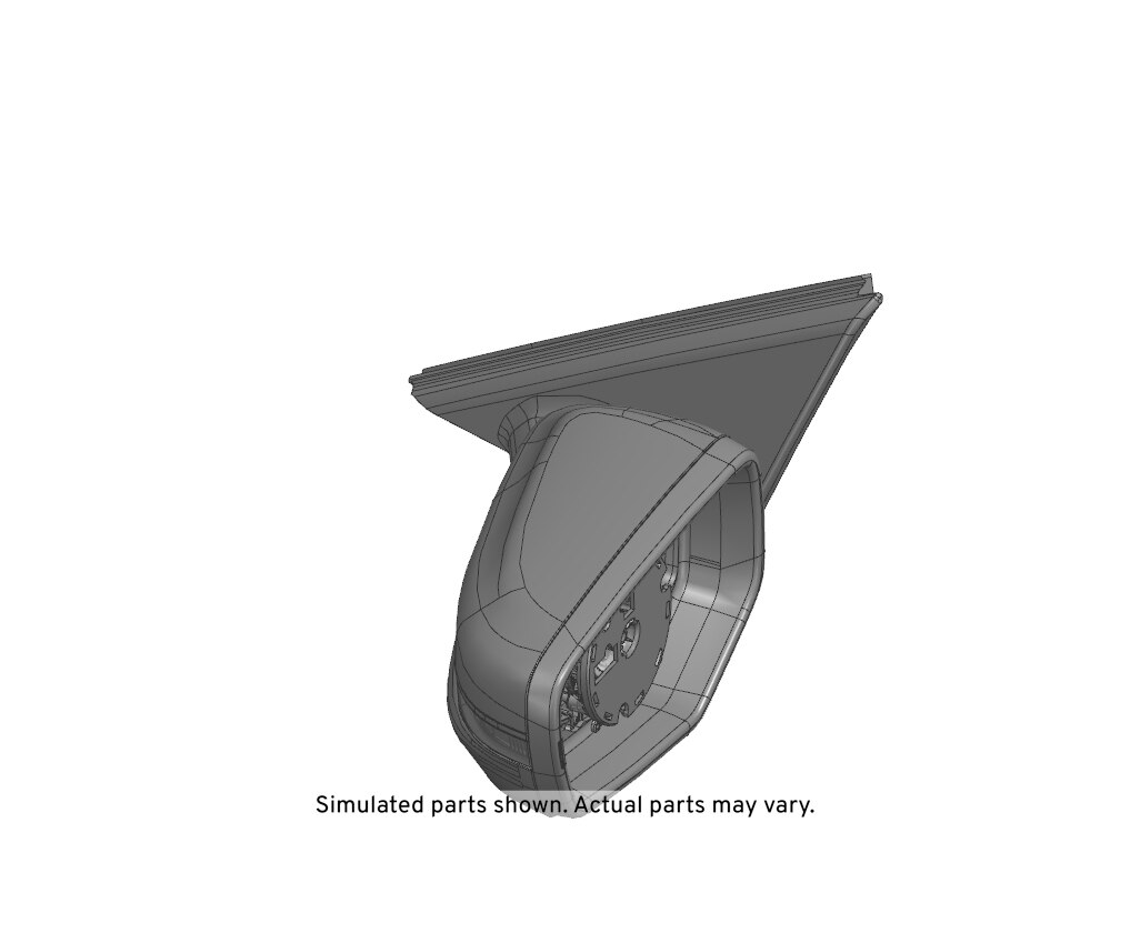 GM Genuine Parts Driver Side Door Mirror Housing