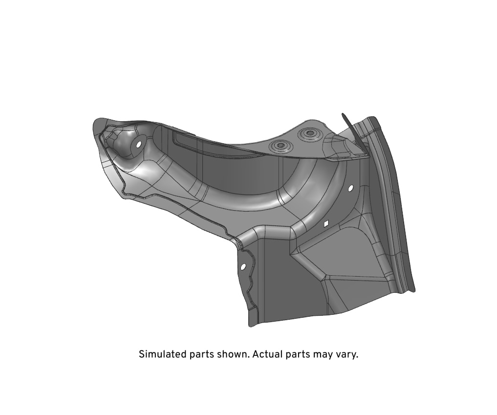 GM Genuine Parts Body Driver Side Tail Lamp Pocket