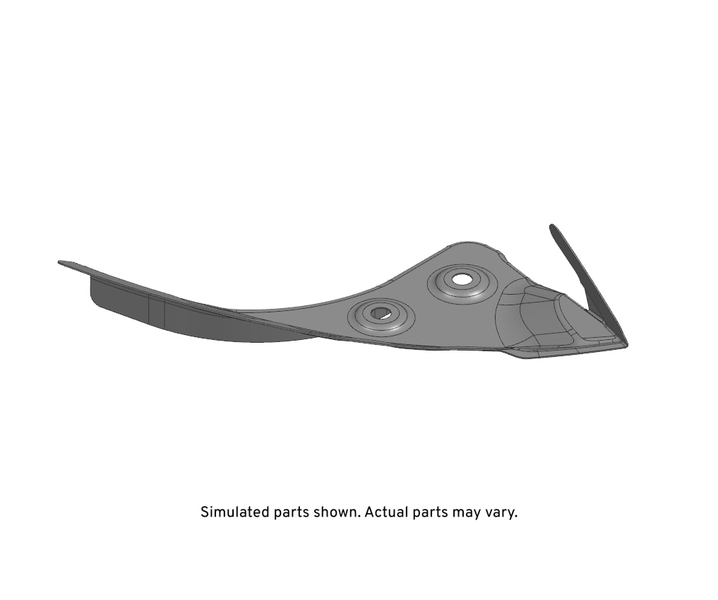 GM Genuine Parts Body Driver Side Tail Lamp Pocket