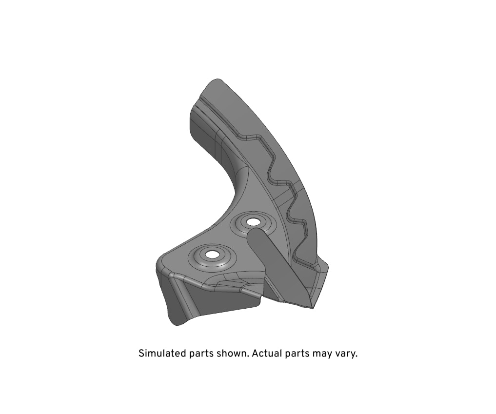 GM Genuine Parts Body Passenger Side Tail Lamp Pocket
