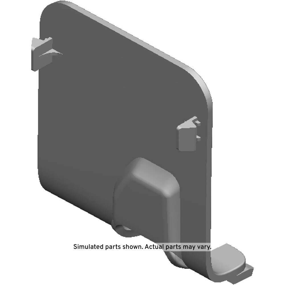 GM Genuine Parts Jet Black Driver Side Center Pillar Lower Garnish Molding Lower Hole Cover