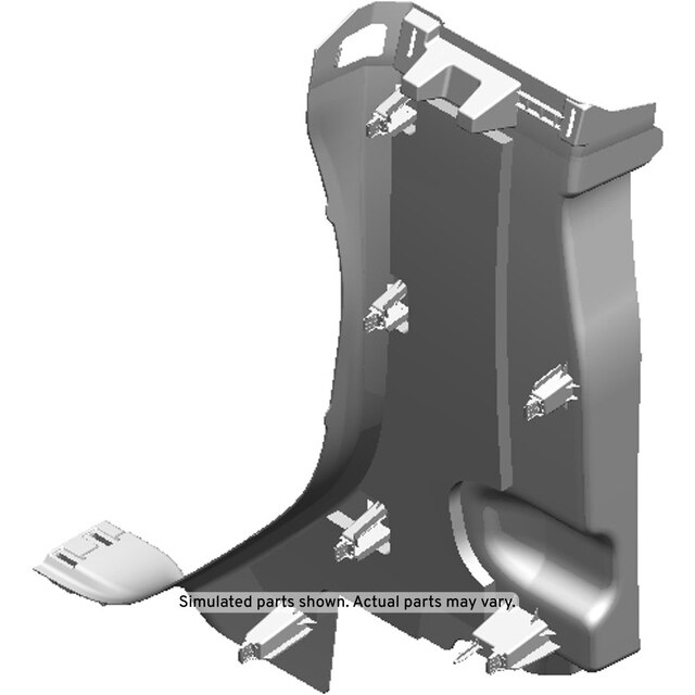 GM Genuine Parts Jet Black Driver Side Body Lock Pillar Garnish Molding