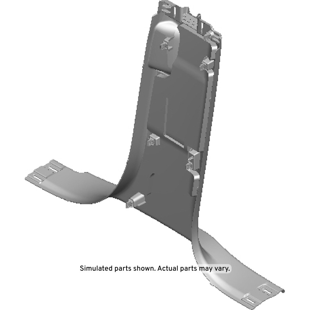 GM Genuine Parts Backen Black Driver Side Center Pillar Lower Trim Panel