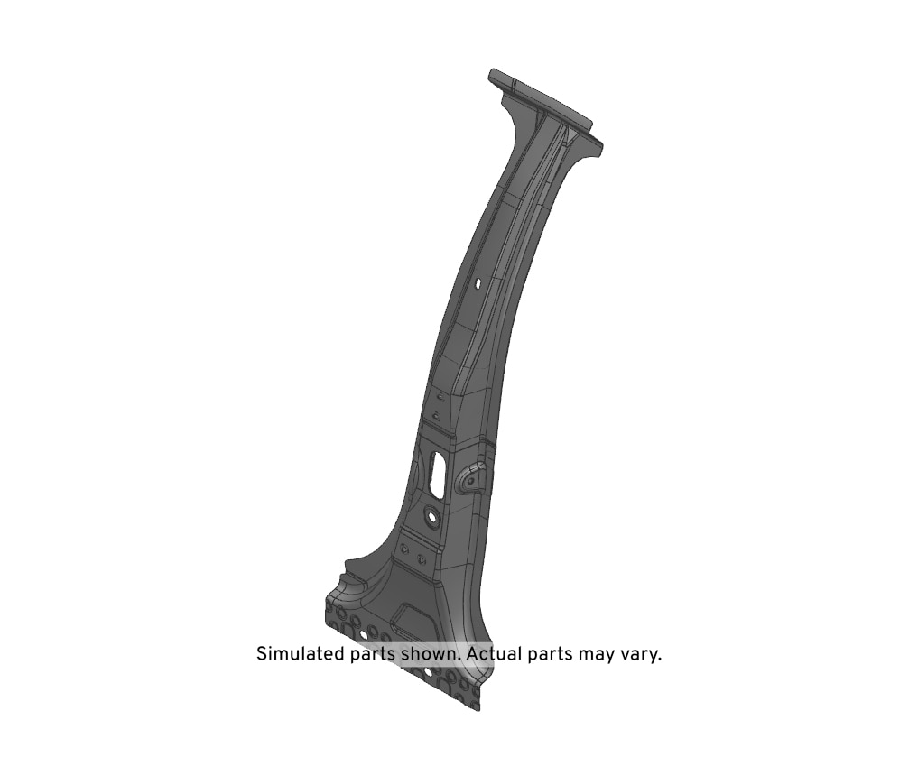 GM Genuine Parts Driver Side Center Pillar Outer Panel Reinforcement
