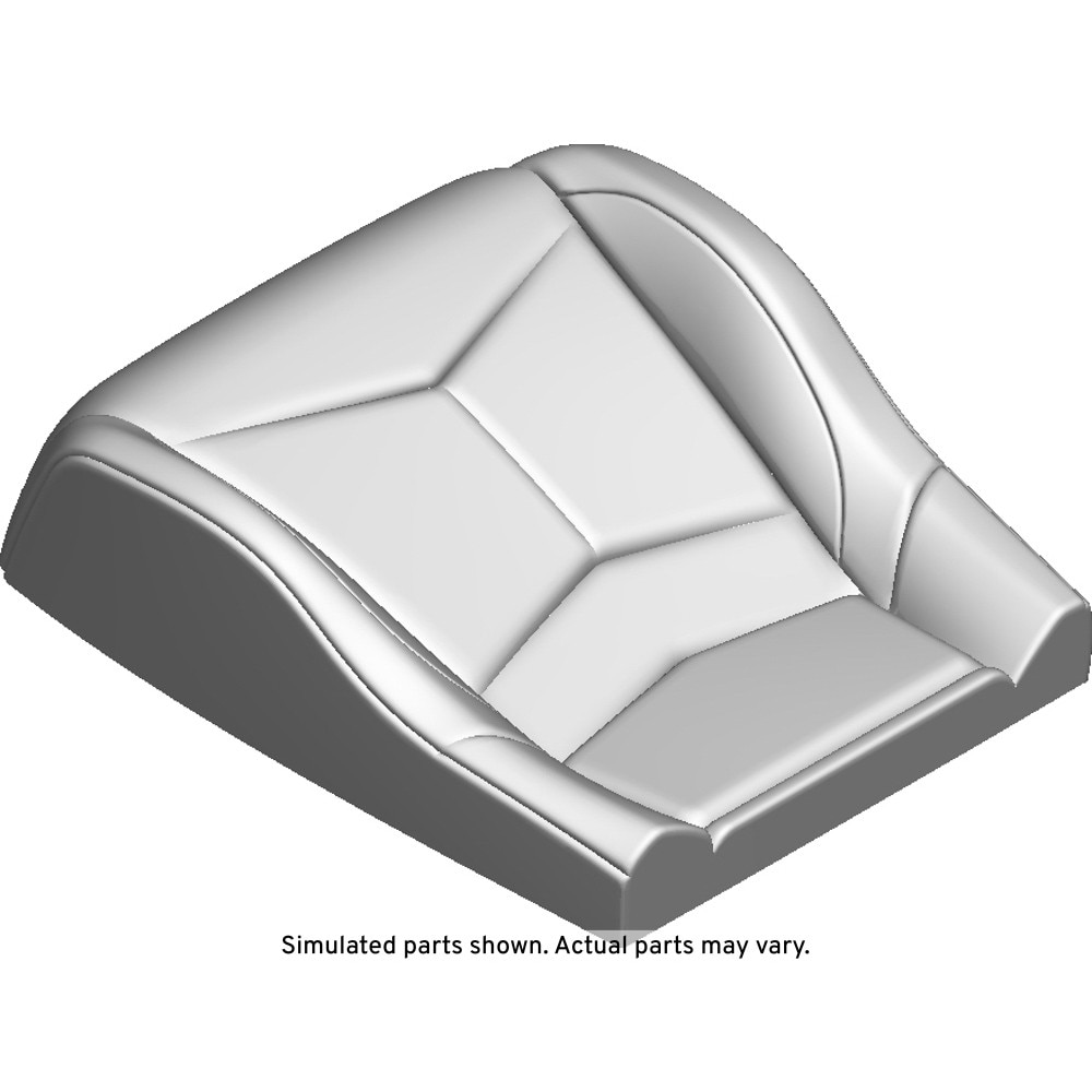 GM Genuine Parts Black Front Passenger Side Seat Cushion Cover