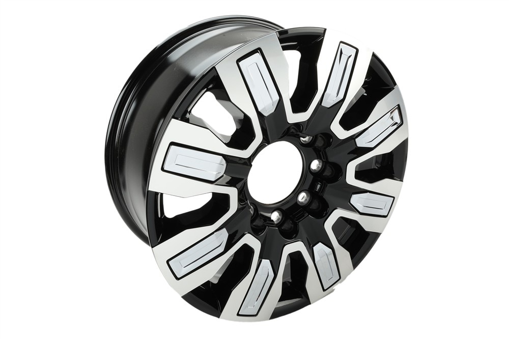 GM Genuine Parts Gloss Black 20x8.5in Aluminum Front and Rear Wheel