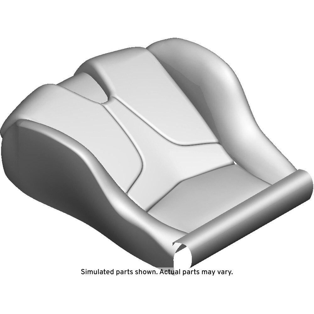 GM Genuine Parts Black Front Passenger Side Seat Cushion Cover