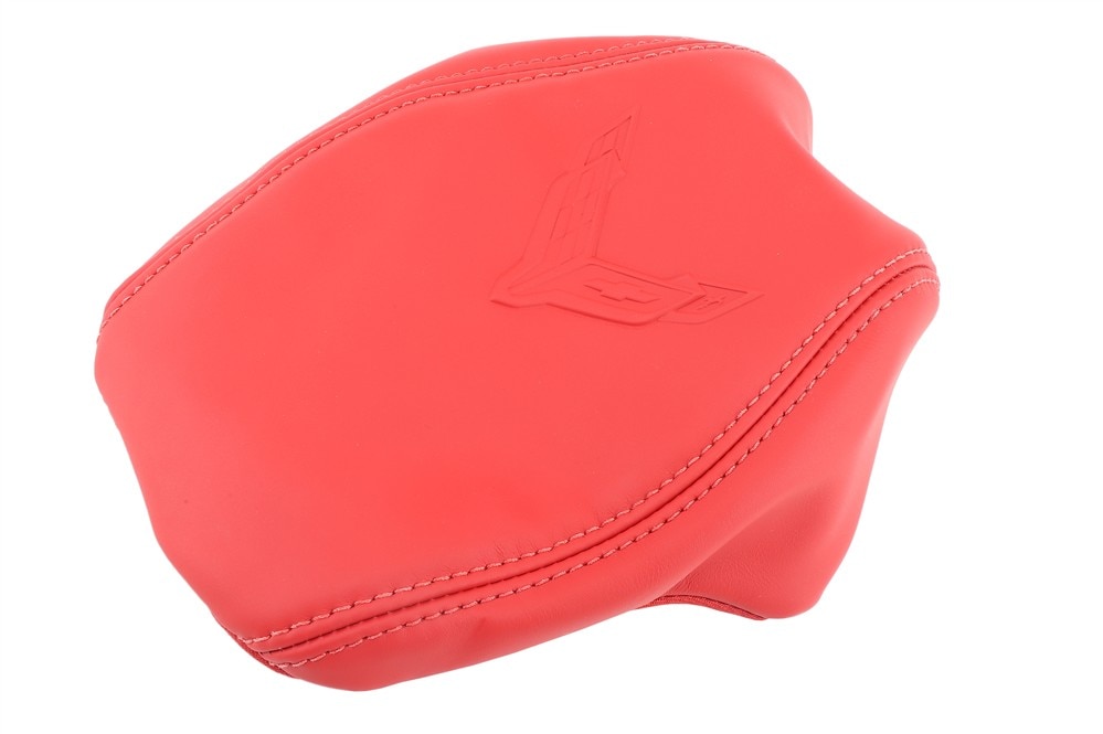 GM Genuine Parts Red Front Seat Head Restraint Cover