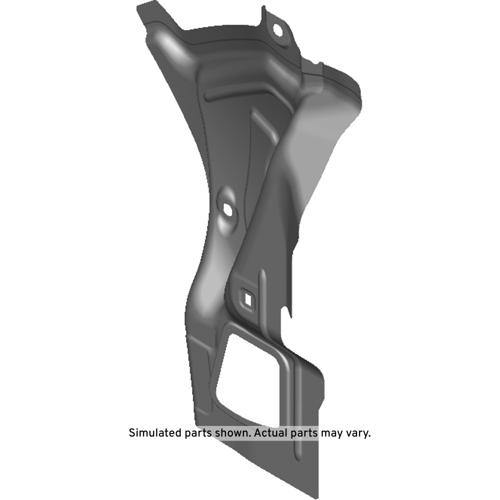 GM Genuine Parts Passenger Side Body Side Outer Panel Rear Lower Extension