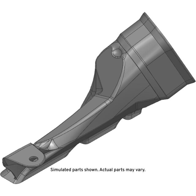 GM Genuine Parts Driver Side Floor Front Air Outlet Duct