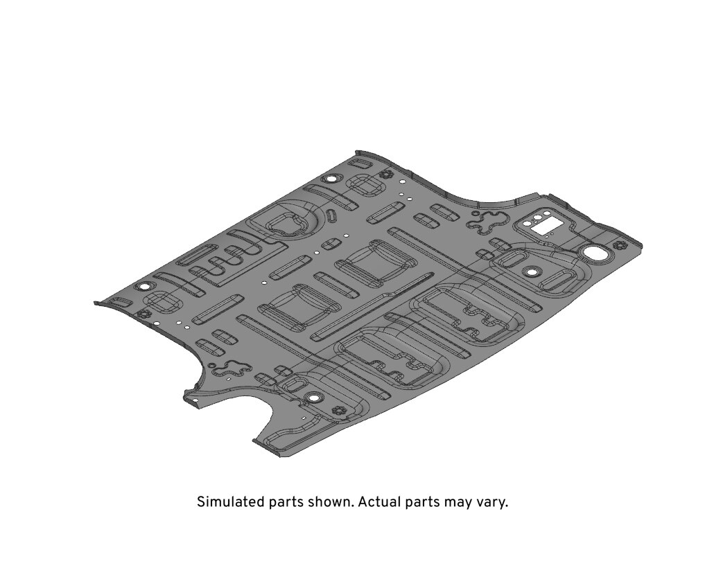 GM Genuine Parts Rear Floor Rear Panel