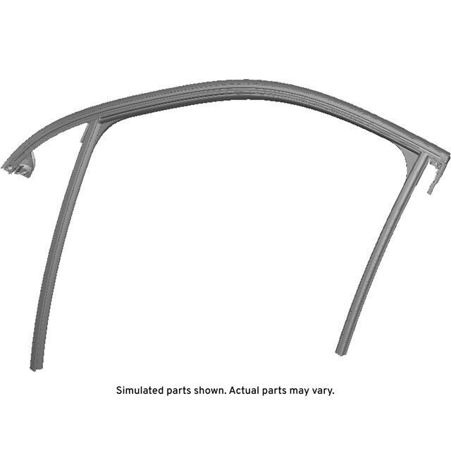 GM Genuine Parts Front Driver Side Door Window Weatherstrip