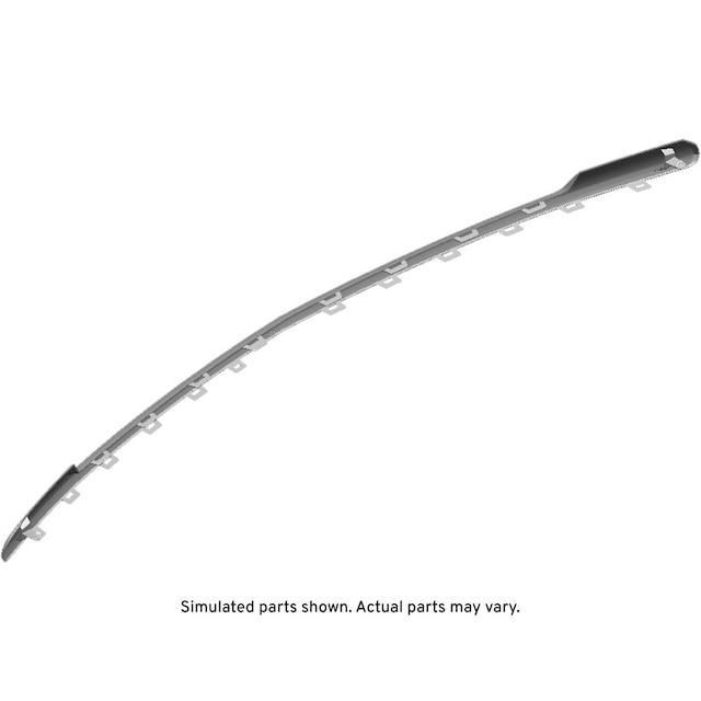 GM Genuine Parts Exterior Bright Chrome Front Bumper Fascia Lower Molding