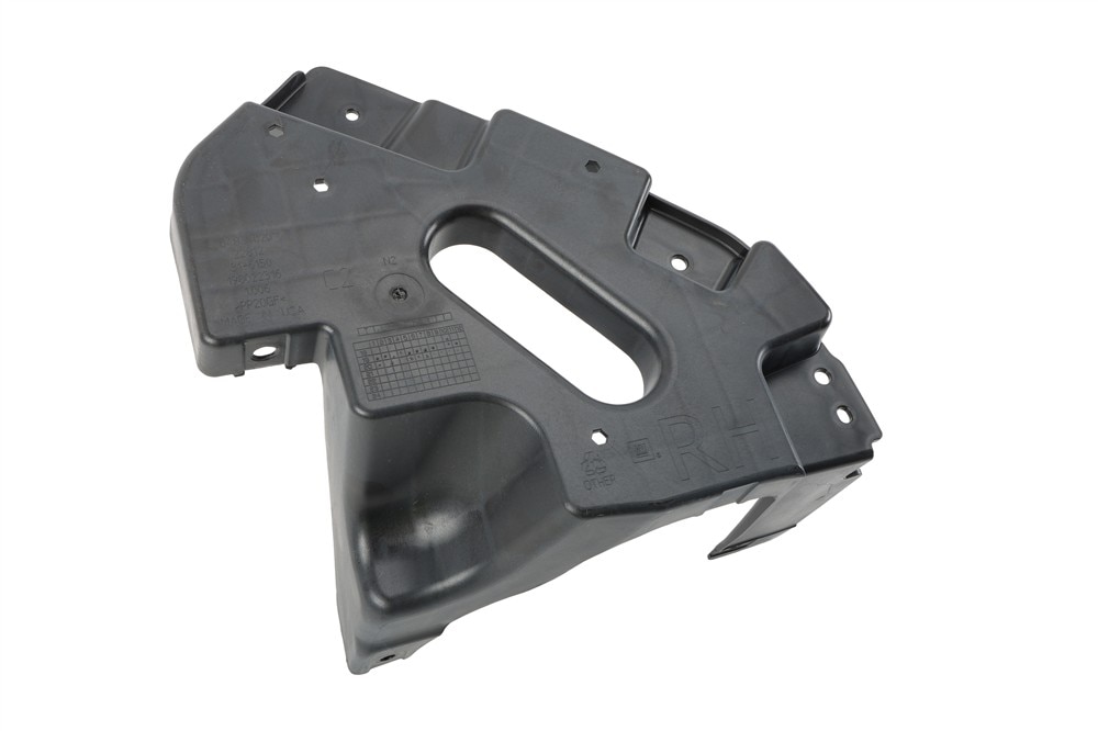 GM Genuine Parts Black Front Passenger Side Bumper Fascia Lower Reinforcement