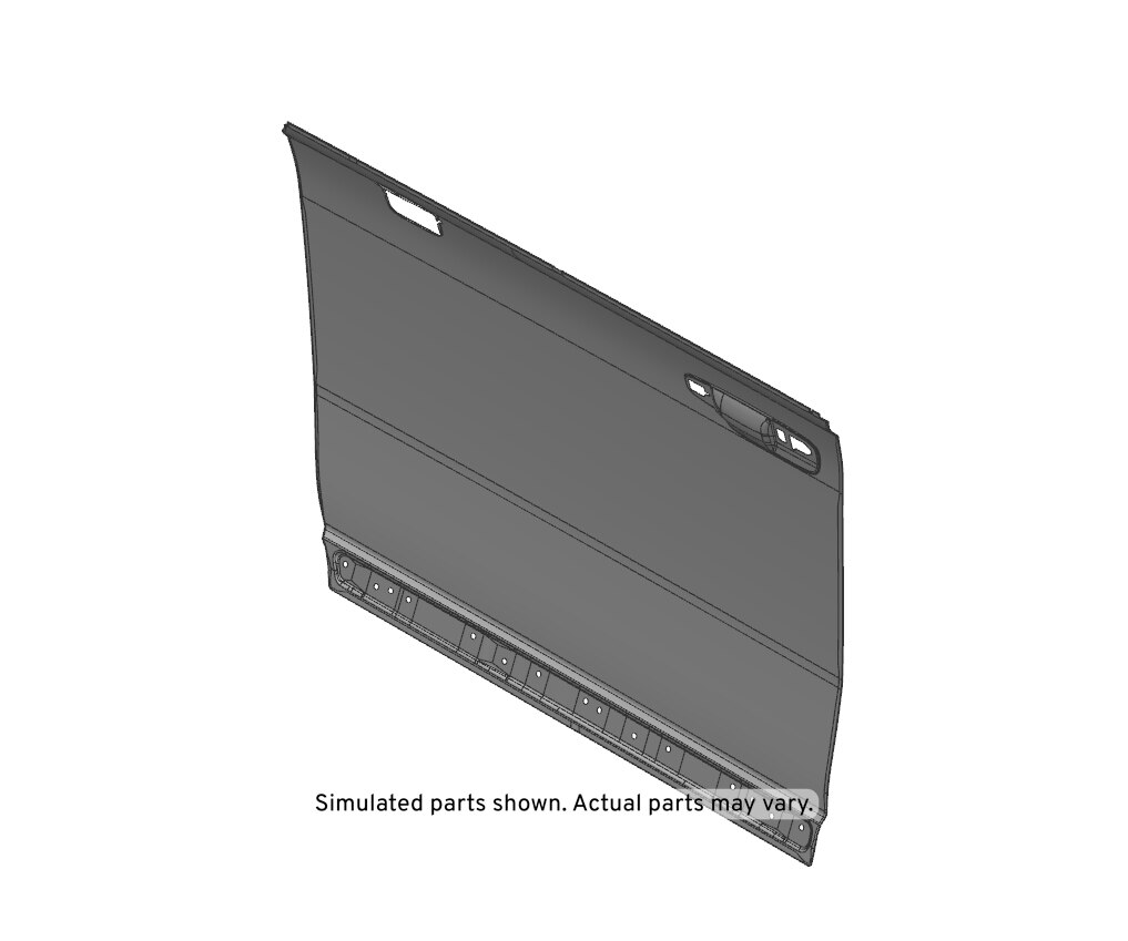 GM Genuine Parts Front Passenger Side Door Outer Panel