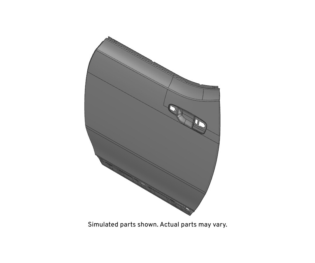 GM Genuine Parts Rear Driver Side Door Outer Panel
