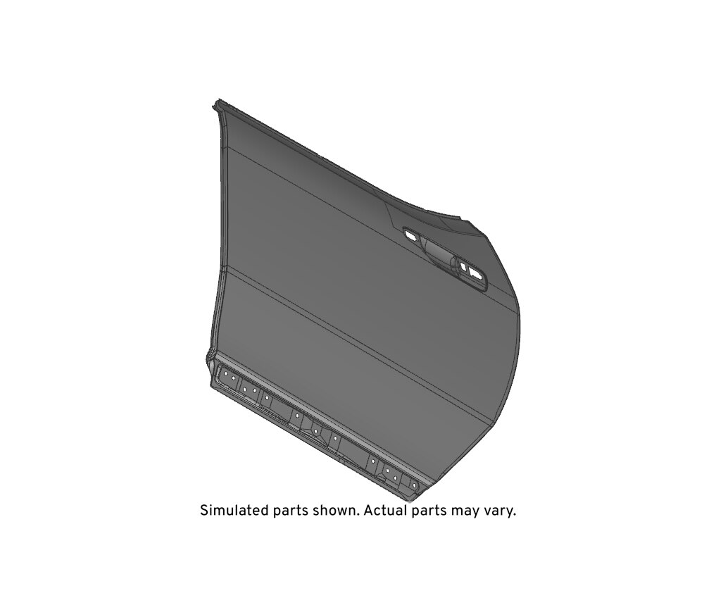 GM Genuine Parts Rear Passenger Side Door Outer Panel
