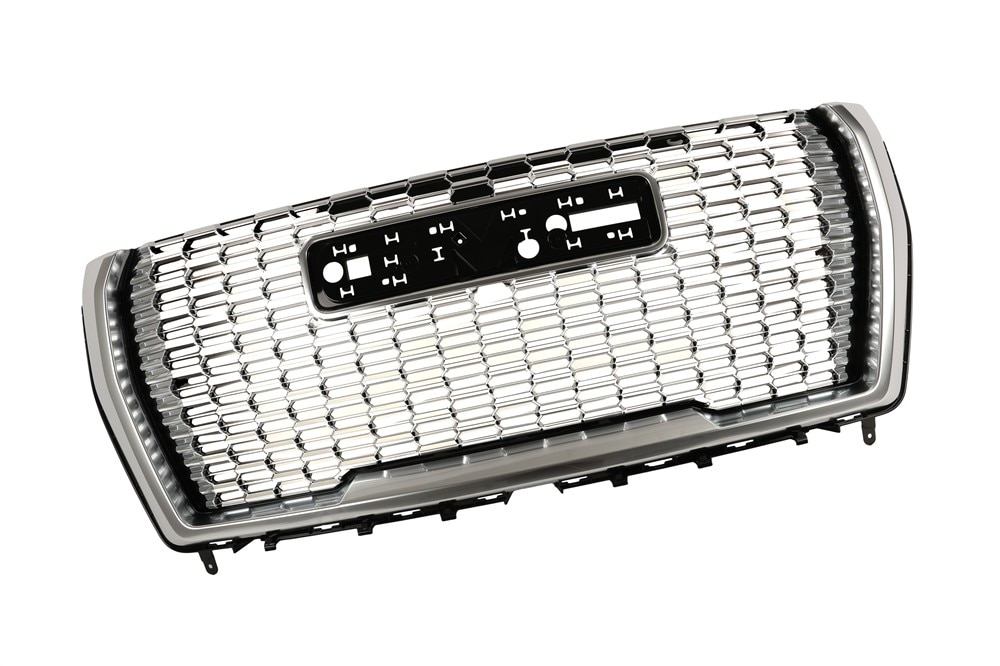 GM Genuine Parts Galvanized Silver Front Grille