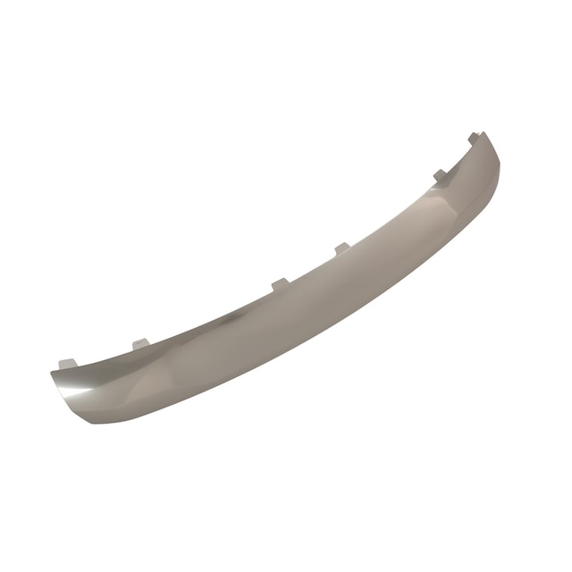 GM Genuine Parts Galvano Silver Front Bumper Fascia Skid Plate