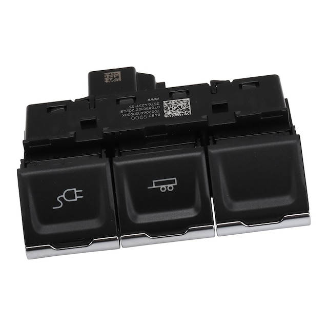 GM Genuine Parts Jet Black Passenger Side Side Instrument Panel Center Accessory Function Switch