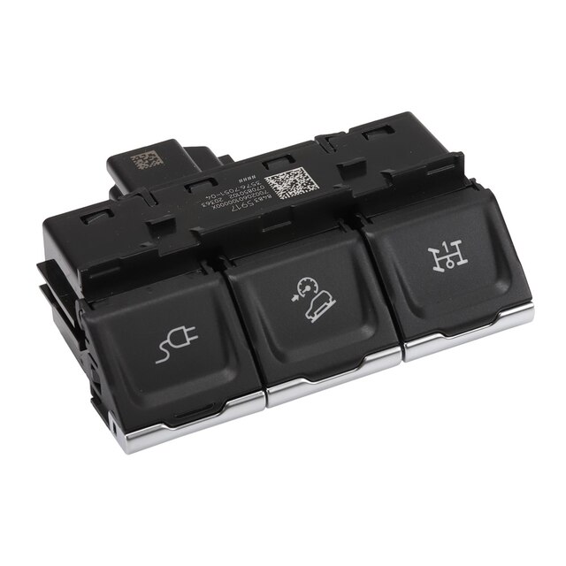 GM Genuine Parts Jet Black Passenger Side Instrument Panel Center Accessory Function Switch