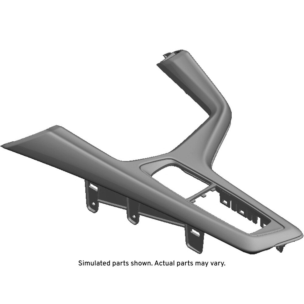 GM Genuine Parts Black Front Floor Console Trim Plate