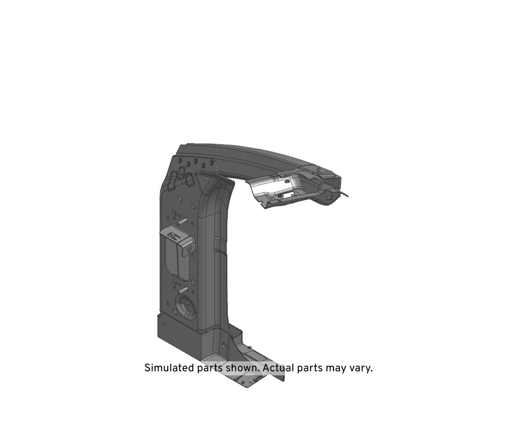 GM Genuine Parts Passenger Side A-Pillar Inner Panel