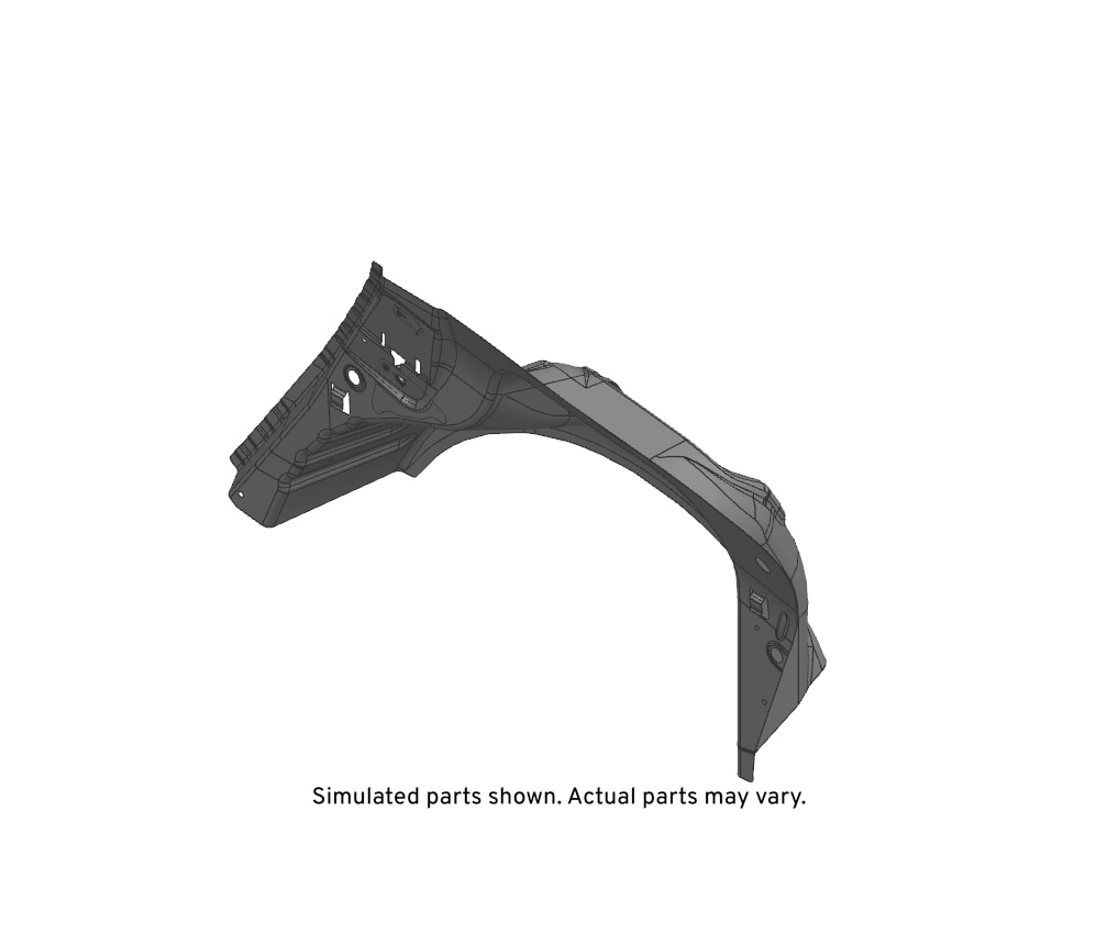 GM Genuine Parts Passenger Side Quarter Inner Lower Panel