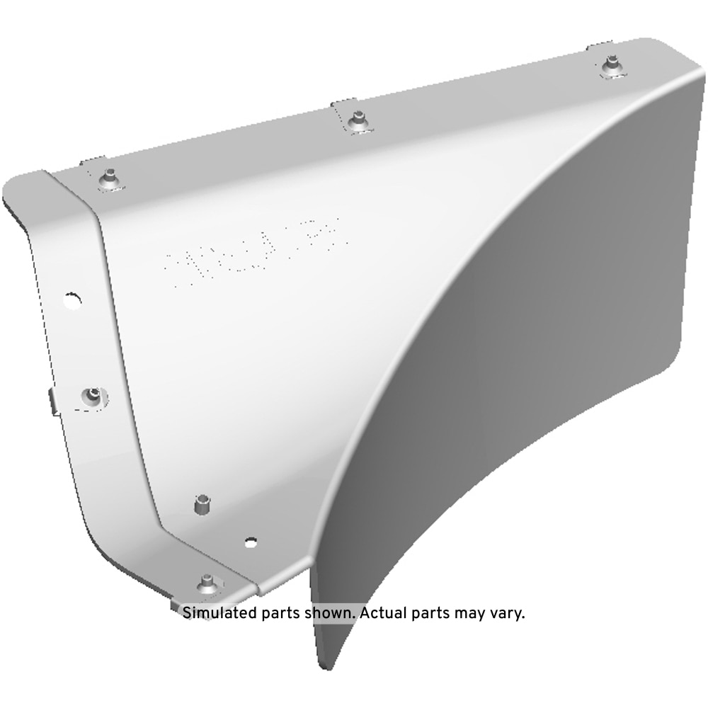 GM Genuine Parts Front Passenger Side Tire Front Air Deflector