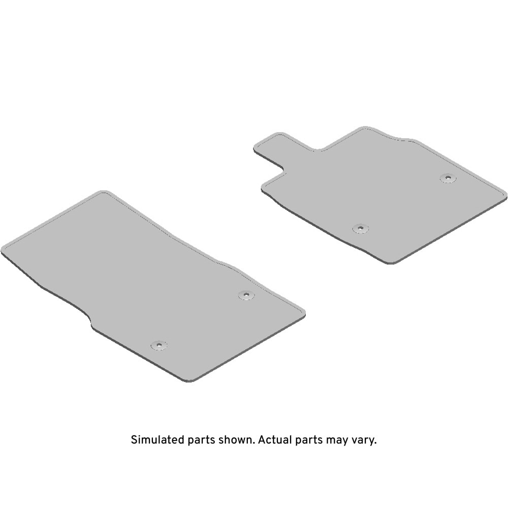 GM Genuine Parts Black Floor Auxiliary Mat Package