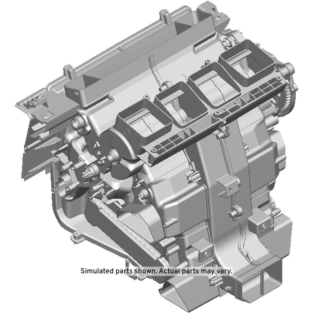 GM Genuine Parts Air Conditioning Evaporator and Blower Case