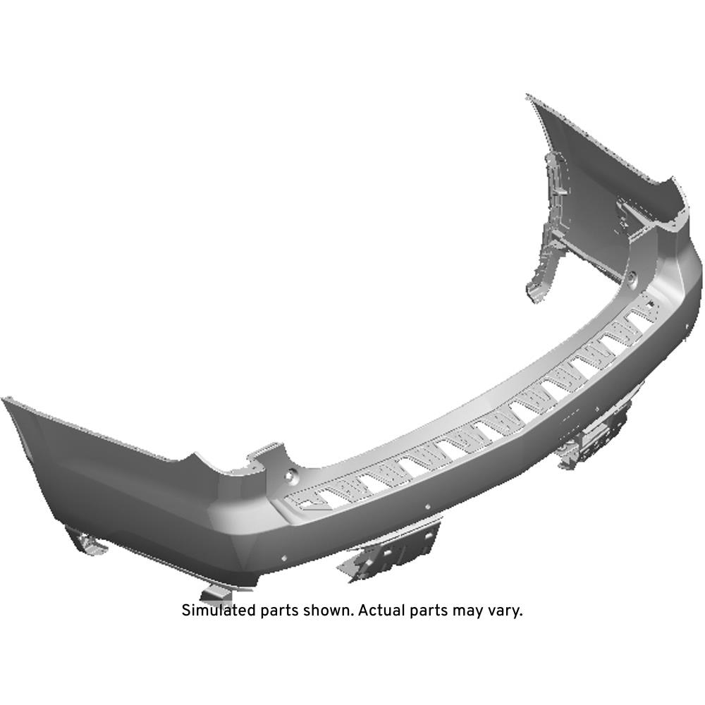 GM Genuine Parts Primed Rear Bumper Upper Fascia