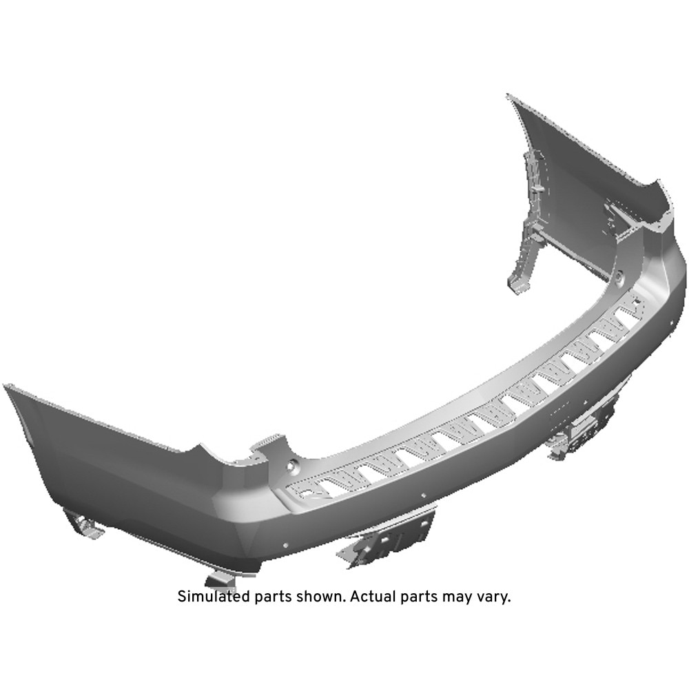 GM Genuine Parts Primed Rear Bumper Upper Fascia