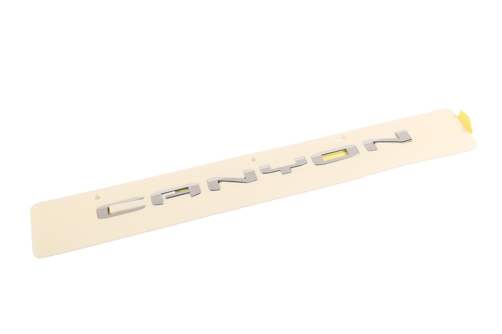GM Genuine Parts Bright Chrome Tailgate Vehicle Name Plate