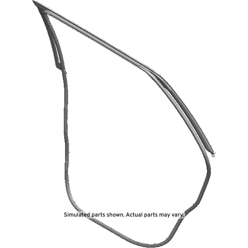 GM Genuine Parts Rear Passenger Side Door Weatherstrip