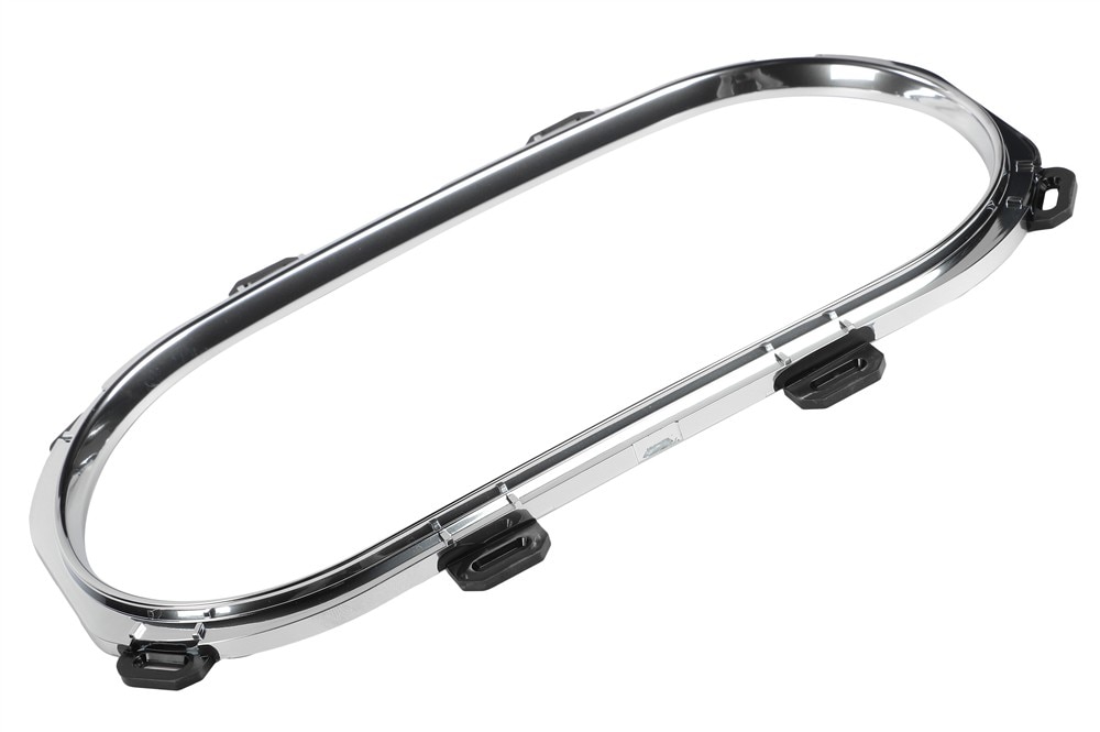 GM Genuine Parts Galvano Silver Front Floor Console Cup Holder Opening Trim Plate