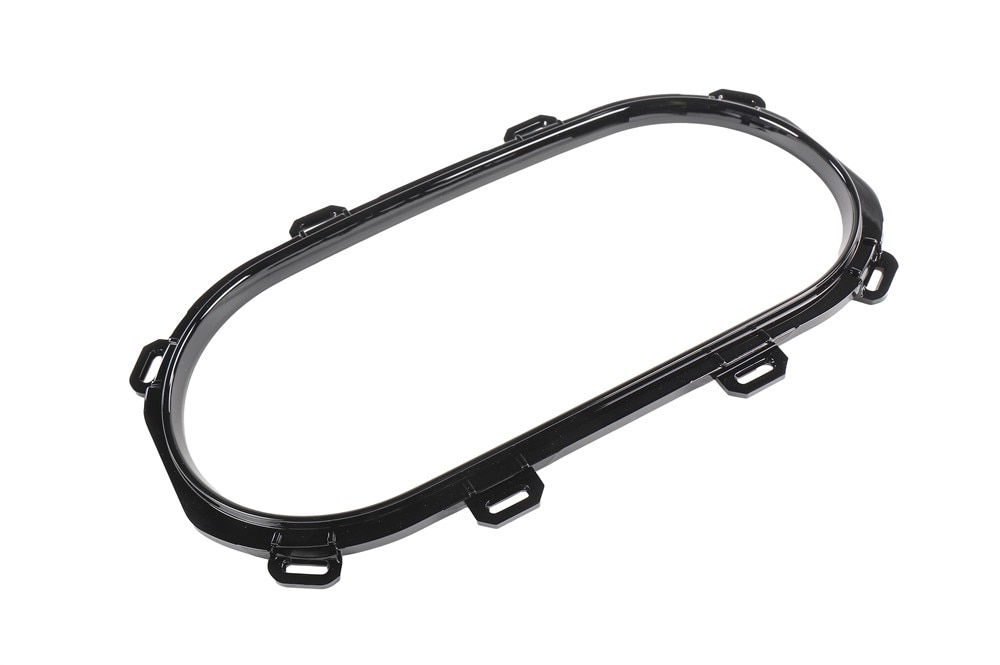 GM Genuine Parts Cool Anderson Light Metallic Front Floor Console Cup Holder Opening Trim Plate