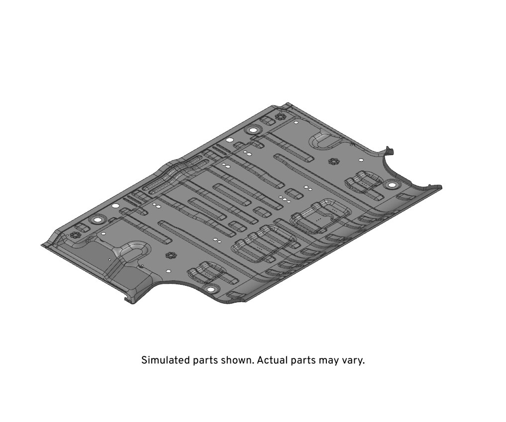 GM Genuine Parts Rear Floor Front Panel