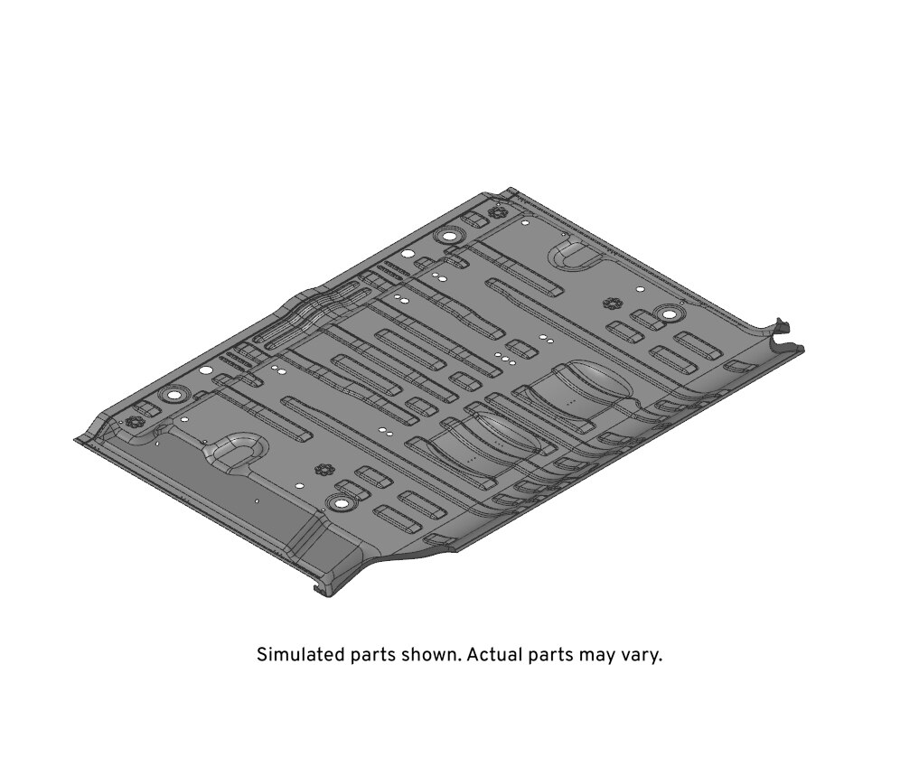 GM Genuine Parts Rear Floor Front Panel
