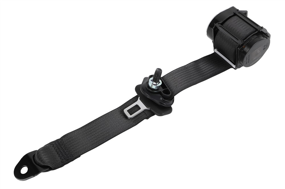 GM Genuine Parts Jet Black Rear Passenger Side Seat Belt Retractor Kit